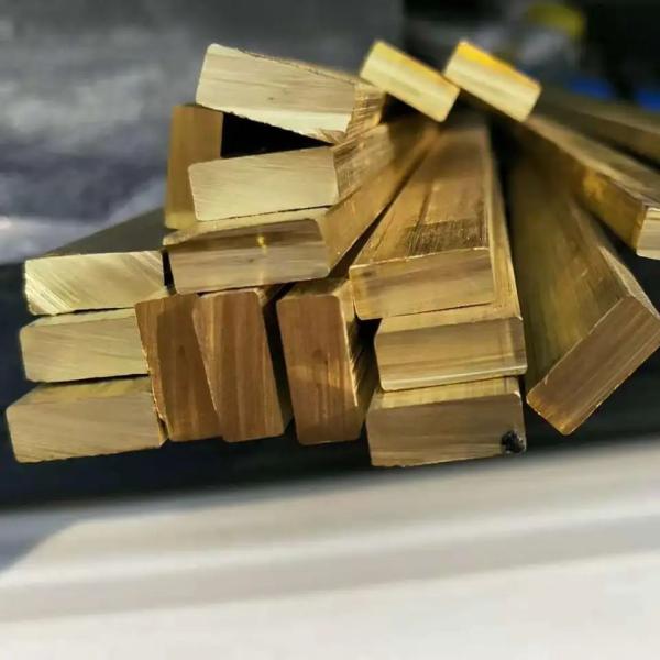 Oiled Brass Flat Bar Stock C19600 C19700 Flat Copper Bar