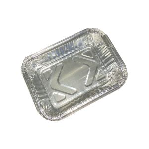 Takeaway 650ml Food Grade Rectangular Foil Trays For Broiling