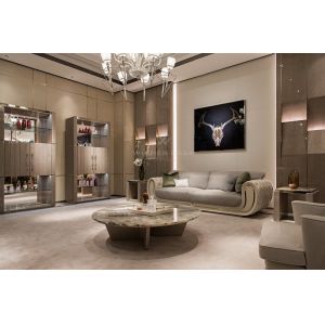 High End Design Round Luxury Marble Coffee Table W001H2B