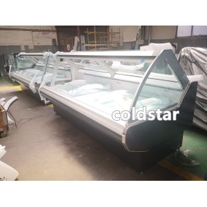 Deli Meat Case Supermarket Equipment Display Refrigerator With ETL Approved