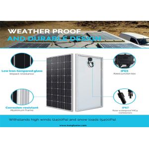 China 150 Watt Monocrystalline Silicon Solar Panels , Monocrystalline Solar Module on sale