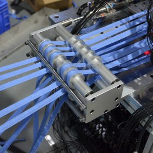 ODM Ultrasonic Fabric Cutting Machine 2.54cm Elastic Band Cutting For Hopital