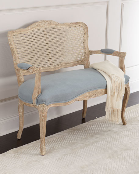 Event linen upholstery rattan back dining chair,handcrafted wood frame with