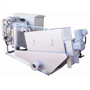 Sewage Dehydrator Screw Filter Press Sludge Dewatering Stainless Steel