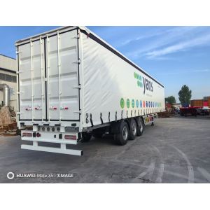 2/3 Box Van Truck/Lorry/Trailer/Curtainsider/Side Curtain Slide Semi Trailers