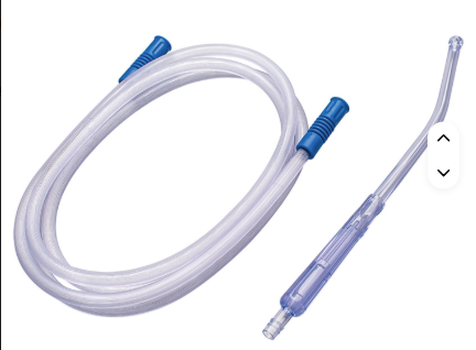 China Class I High-Flow Yankauer Suction Set with 3 Years Shelf Life for Medical Airway Clearance on sale