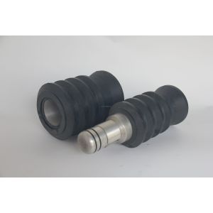 Anti Rotation Cementing Bottom Plug Oil-Cementing Rubber Plug With Plastic Core
