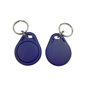 ABS Custom Waterproof Key Chain Tags , 125Khz LF Key Chain Fob Chip Encoding