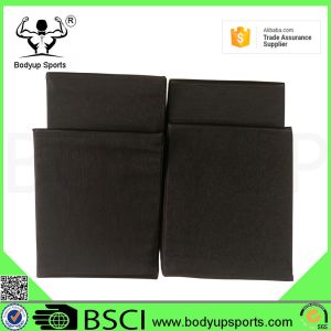 PVC Leather Abdominal AB Mat , Gym Exercise Mat Custom Silk Print Logo