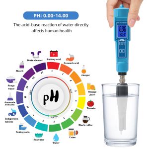Automatic Calibrating PH Meter Replaceable Probe For Hydroponics Soil Cheese
