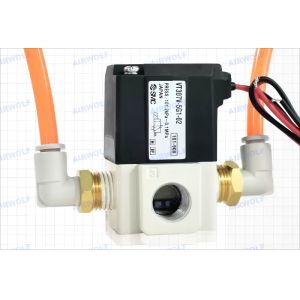 SMC 3 Port VT307 VT317 1/4" NBR Seal DC24V AC220V Direct Operated Poppet Type