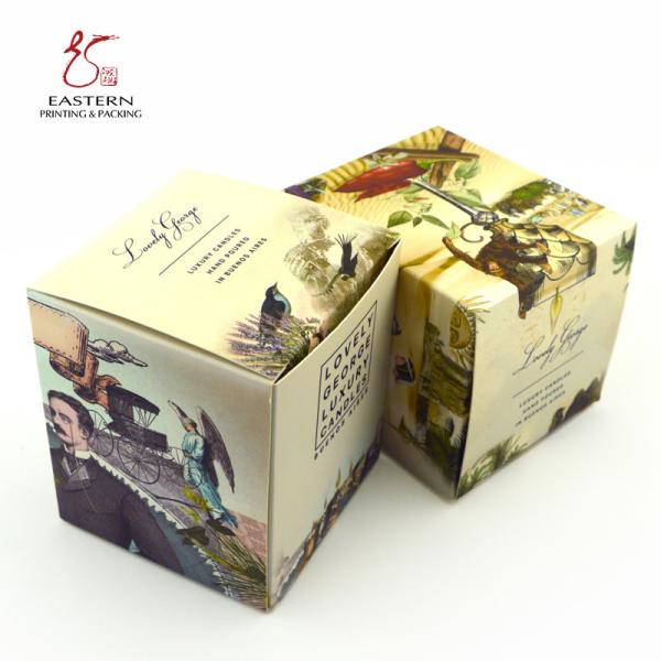 Quality Eastern Luxury Candle Boxes , Candle Paper Box Pantone Printing wholesale