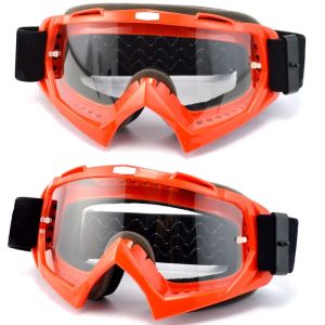 Cheap Scratch Resistance Motocross Goggles Muliple Color TPU Frame Optically Precise for sale