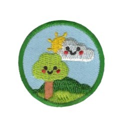 Shrink Proof Iron On Environmental Patches Pantone Embroidery School Badge