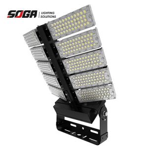 Power Aluminum LED Flood Light With Rotatable Design Dimming Solutions And Iron Bracket Support
