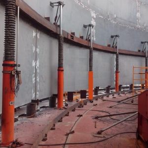 Hydraulic Jacks for Tank Construction Machinery Max Height 0-4600mm Stroke More