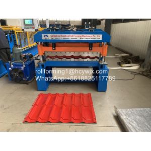 China CE Steel Glazed Tile Roll Forming Machine 380V on sale