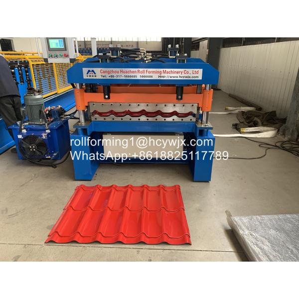 Quality CE Steel Tile Roll Forming Machine 380V wholesale