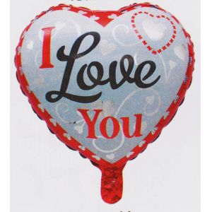 Stereoscopic Happy Birthday Letter Balloons Heart Shape Easy To Assemble