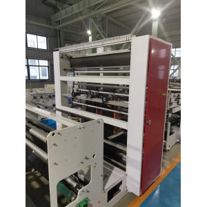 HDPE Plastic Bag On Roll Making Machine , Vest Bag Making Machine 80m/min
