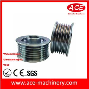 Auto Part CNC Machining Pulley with Cold Extrusion Work and /-0.01mm Tolerance