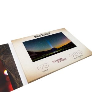 Paper Craft LCD Video Brochure Card 10.1 inch 1024x600 Resolution