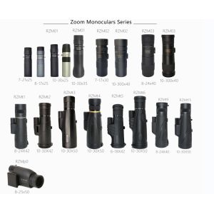 10-30X50 HD Zoom Monocular Telescope With Smartphone Adaptor Tripod Wristband