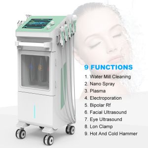 9 In 1 Hydro Dermabrasion Machine Aqua Peeling Radio Frequency Skin Tightening