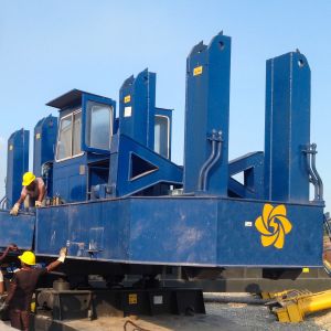 208tf Piling Pressure 8.9m/Min 45kw Hydraulic Static Pile Driver