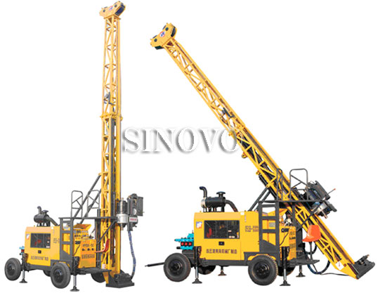 Quality Full hydraulic-mounted Geological Drilling Rig Diesel Engine With Flexible Operating System wholesale