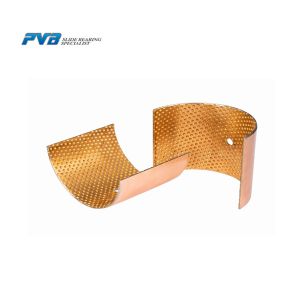 Steel Based Bronze Graphite Deva Bimetal Bushing Bearing PTF-1