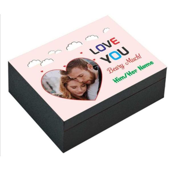 custom Valentine's Day flower packaging box luxury Valentine's Day chocolate gift box