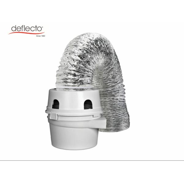 Quality Indoor Dryer Vent Kit , 4 Inch Dryer Vent Lint Trap Bucket  4'' Hose Clip wholesale