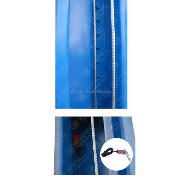 8 fold profile column 4.5T dual points manual release hydraulic 2 post car lift