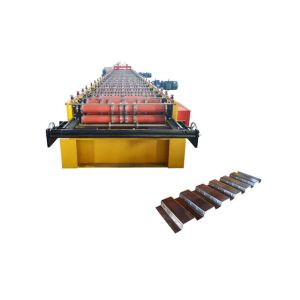 Hot Roll Steel Deck Roll Forming Machine Speed 8-12 M/Min For High Building