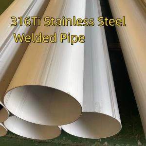 China SUS316Ti Inox 1.4571 S31668  ASTM A312 Stainless Steel Welded Tube 89*4*6000mm on sale