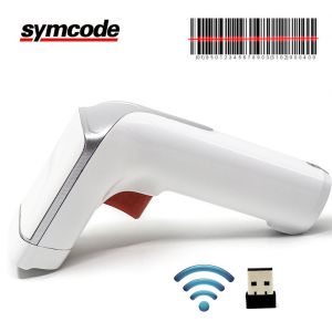 Laser Wireless Barcode Scanner 1800mAh Battery With 100m Valid Transmission