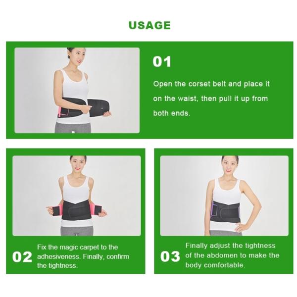 2018 High Quality Adjustable S-XXL Neoprene Women Body Waist Shaper Support Trainer Belt For Body Slimming