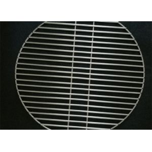 Silver Color Durable Barbecue Grill Mesh , Bbq Wire Mesh With Plain Weave