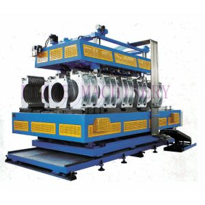 HDPE / PVC / PP Vertical  And Horizontal Pipe Extrusion Line Double Wall Corrugated