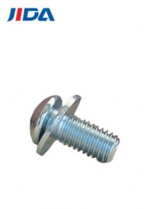 China M8×18mm Grade 8.8 Hexagon Socket Flat Round Pan Head Combination Screw With Washer on sale
