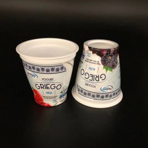 170ml disposable plastic cup yogurt cups with lids frozen yogurt cups