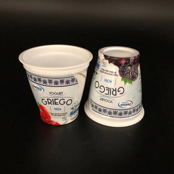 Quality 170ml disposable plastic cup yogurt cups with lids frozen yogurt cups wholesale