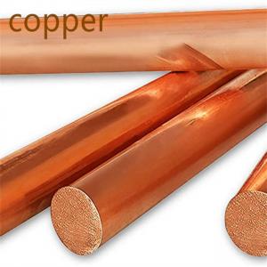 China 8mm Copper Earth Rod , C10300 Copper Welding Rod on sale