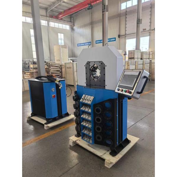 0.01mm Accuracy Hose Crimping Machine 4 Inch Big Capacity Crimping Range
