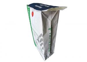 Cheap 25kg 30kg 50kg Multilayer Kraft Paper Bags Valve Type For Tile Adhesive Wall Putty Powder for sale