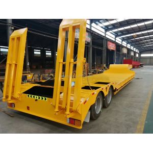 OE NO. Juyuan Trailer Manufactory 60T Lowboy Semi Trailers for Excavator