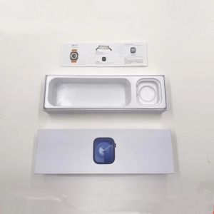 Smart U9 Watch Electronics Packaging Box Foldable Closure Recyclable Customized