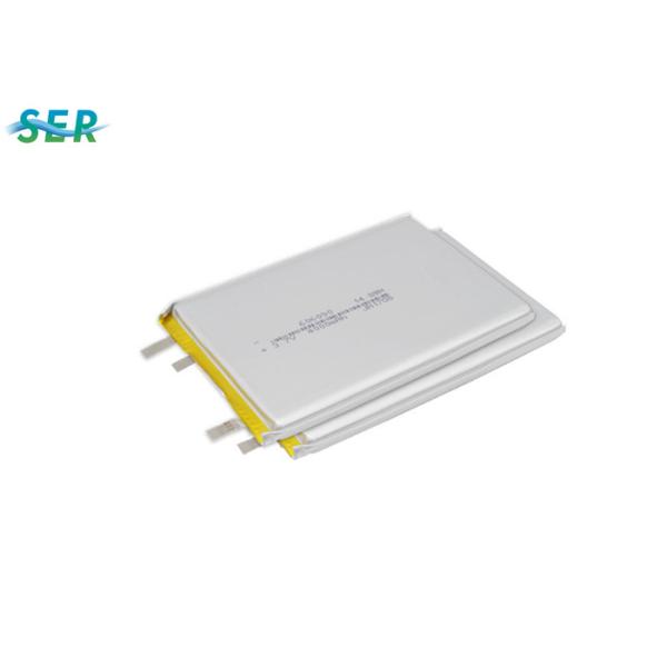Power Tools Lithium Polymer Rechargeable Battery 3.7v 4000mah 606090 Cycle Life