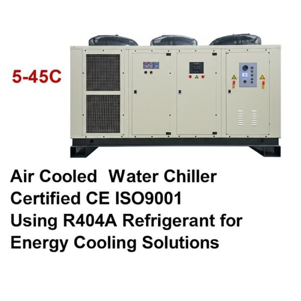 Ambient Temperature Range 5-45C Air Cooled Water Chiller Certified CE ISO9001